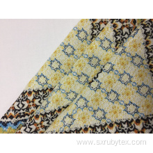 Rayon Crepe With Slub Print Fabric